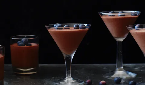The Daily Mail X BOSH! Aquafaba Chocolate Mousse.