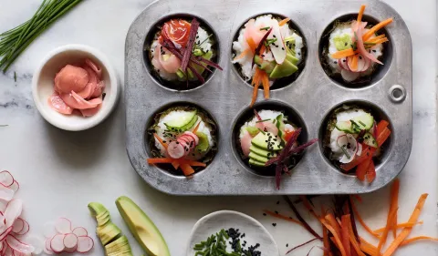 Mercy for Animals X BOSH! Sushi Cupcakes