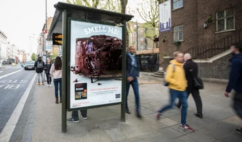 BOSH! Scented Advert in London