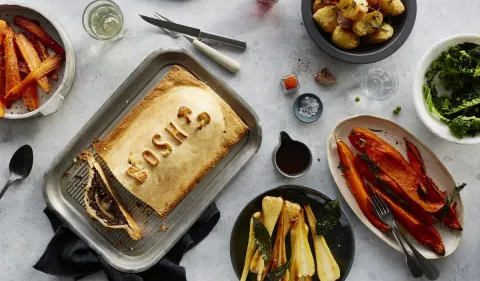 Vegan Food UK X BOSH! Mushroom Wellington