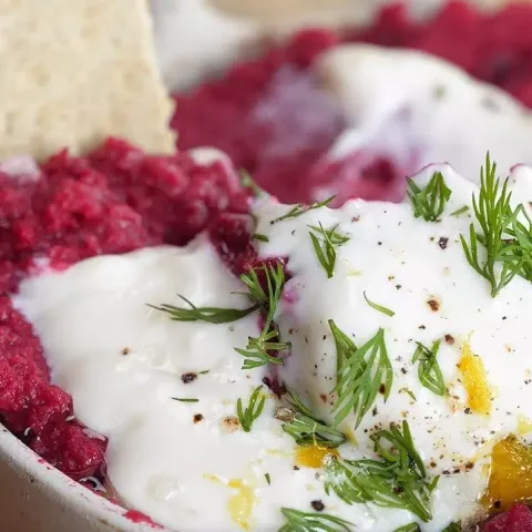 Vegan Beetroot Hummus Bosh TV