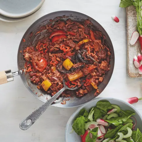 Vegan Braised Jackfruit Chilli  Bosh TV