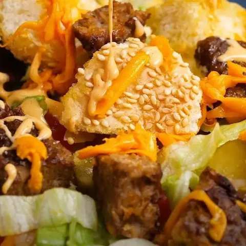 Vegan Cheeseburger Salad Bosh TV