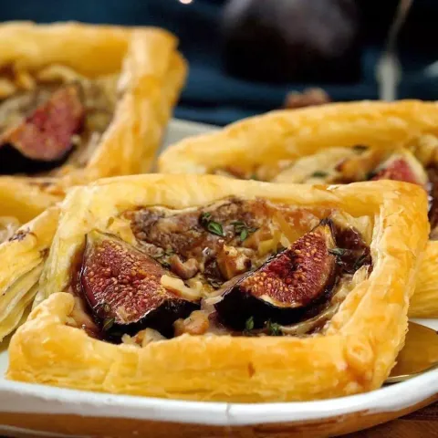 Vegan Cheesy Fig Pastries Bosh TV