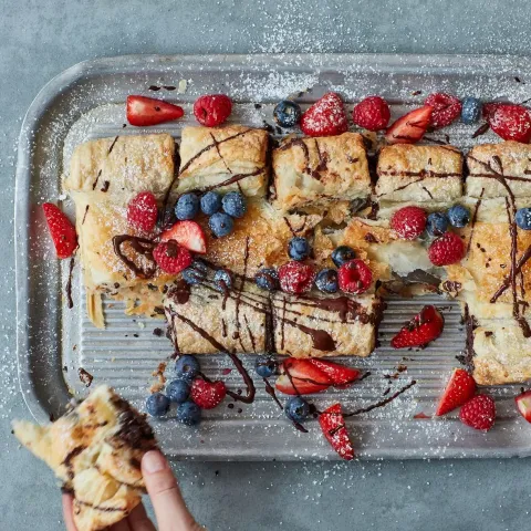 Vegan Chocolate Croissant Tearer Sharer  Bosh TV