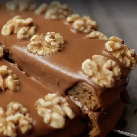Vegan Coffee & Walnut Cake  Bosh TV
