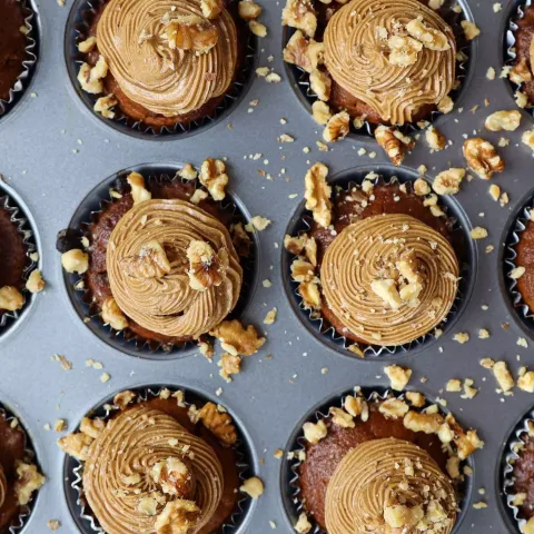 Vegan Coffee & Walnut Cupcakes Bosh TV