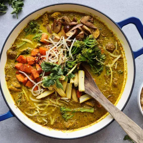 Vegan Creamy Green Curry Bosh TV