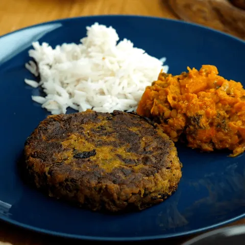 Vegan Curry Potato Cakes BOSHTV