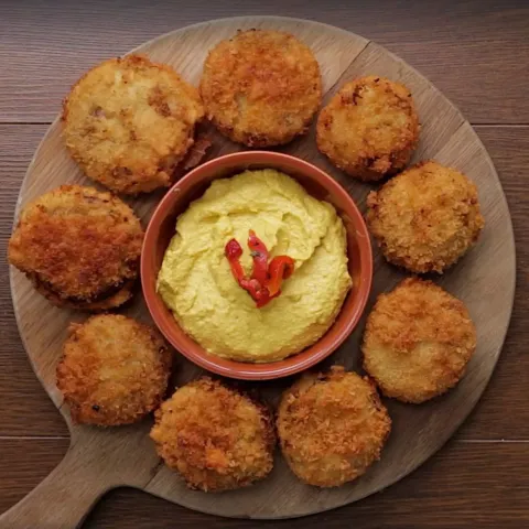 Vegan Falafel Onion Rings Bosh TV