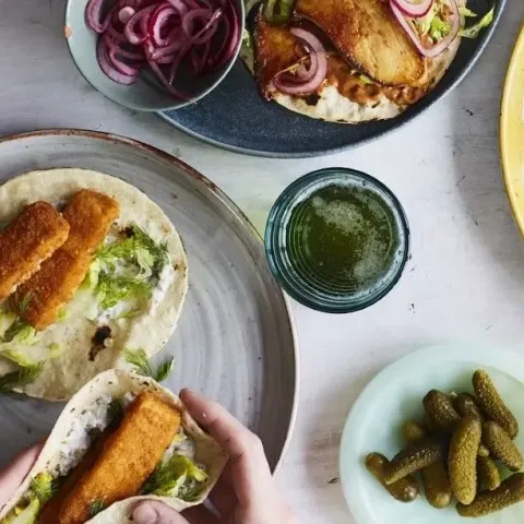 Vegan Fish Finger Tacos  Bosh TV