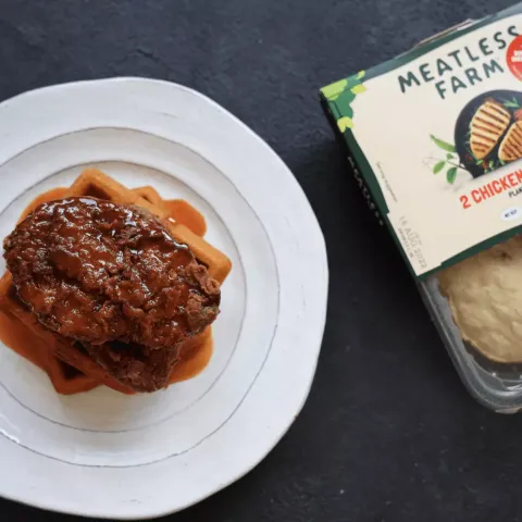 Vegan Fried Chicken and Waffles Bosh TV