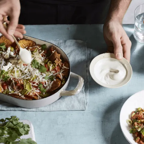 Vegan Fully Loaded Potato Nachos BOSHTV