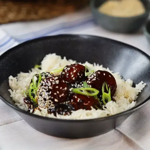 Vegan General Tso's Meatballs Bosh TV