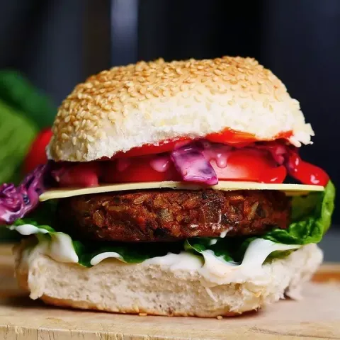 Vegan Healthy Vegan Burger Bosh TV