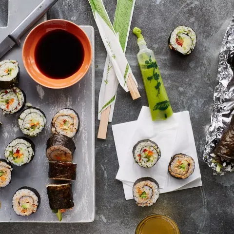 Vegan Homemade Sushi Rolls  Bosh TV