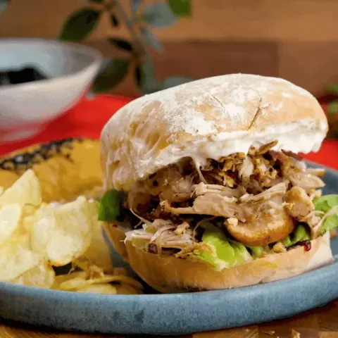 Vegan Jackfruit 'Turkey' Sandwich Bosh TV