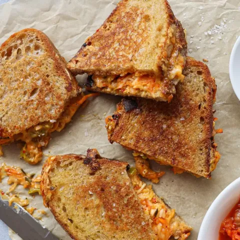 Vegan Kimcheese Toastie Bosh TV