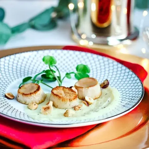Vegan King Oyster Mushroom 'Scallops' with Maple Parsnips Bosh TV