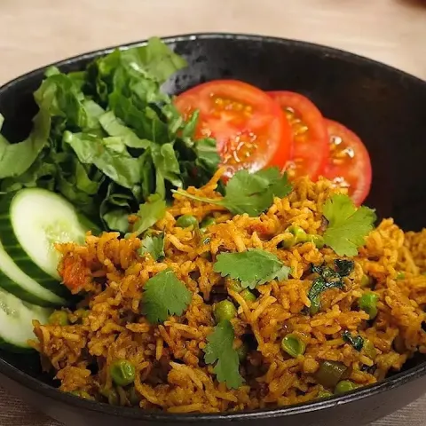 Vegan Mushroom Keema Rice Bowl Bosh TV