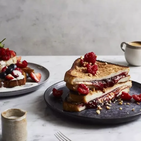 Vegan PBJ French Toast Bosh TV
