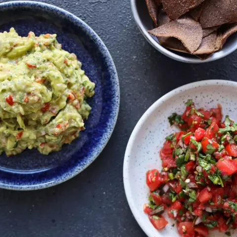 Vegan Pico de Gallo & Guacamole Bosh TV