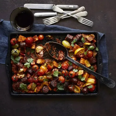 Vegan Piri Piri 'Chorizo' Bake Bosh TV