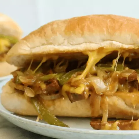 Vegan Plant-Based Philly Cheesesteak Bosh TV