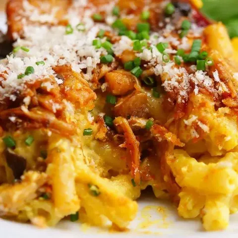 Vegan Pulled 'Pork' Baked Mac and Cheese Bosh TV