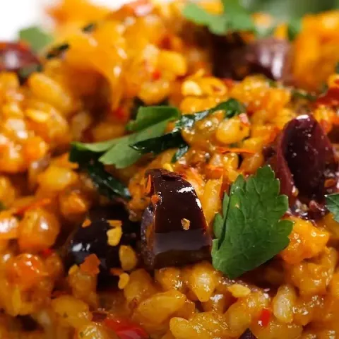 Vegan Puttanesca Risotto Bosh TV