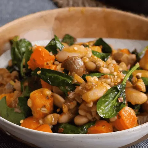 Vegan Rainbow Chestnut Stew  Bosh TV