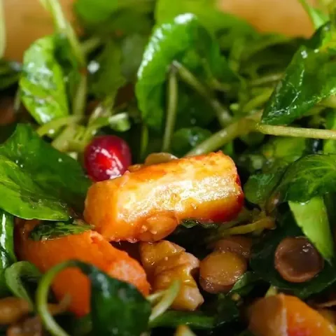 Vegan Roast Veggie & Lentil Salad Bosh TV