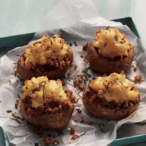 Vegan Shepherd's Jacket Potatoes  Bosh TV
