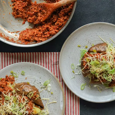 Vegan Sloppy Joe Jacket Potatoes Bosh TV