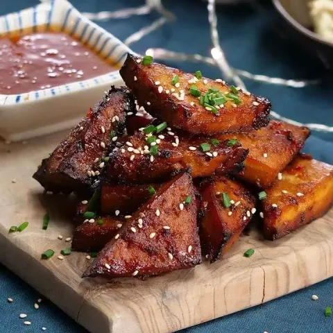 Vegan Sticky Ginger Glazed Tofu Bosh TV