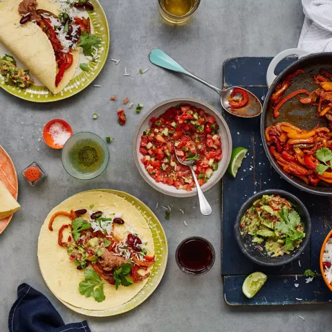 Vegan Sweet Pepper Fajitas Bosh TV
