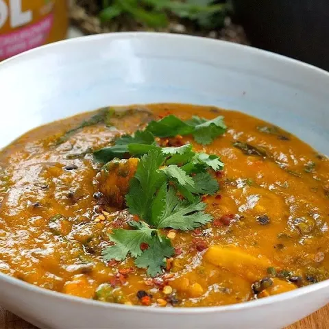 Vegan Sweet Potato Cauli Soup Bosh TV