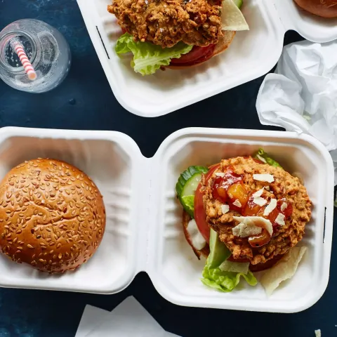 Vegan The Big Bhaji Burger Bosh TV