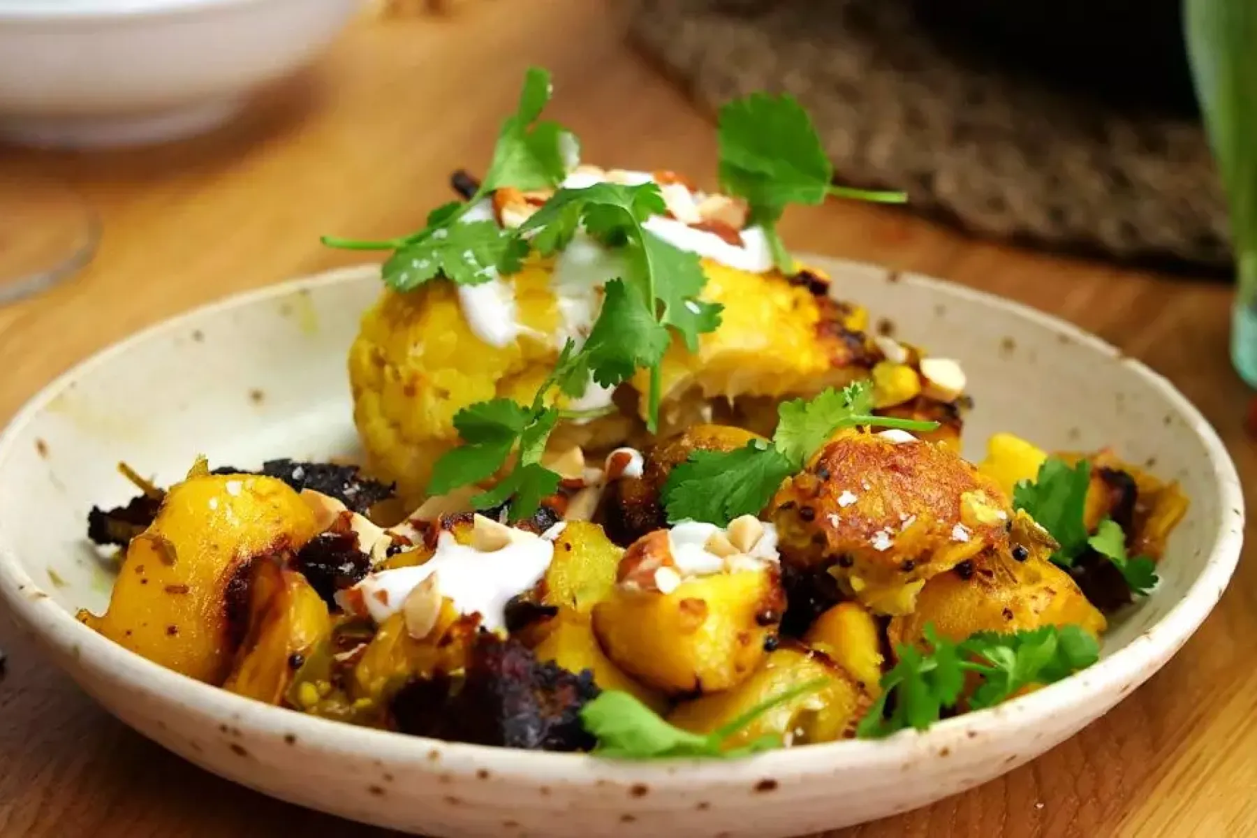 Vegan Anna's Curry Coconut Cauliflower Bosh TV