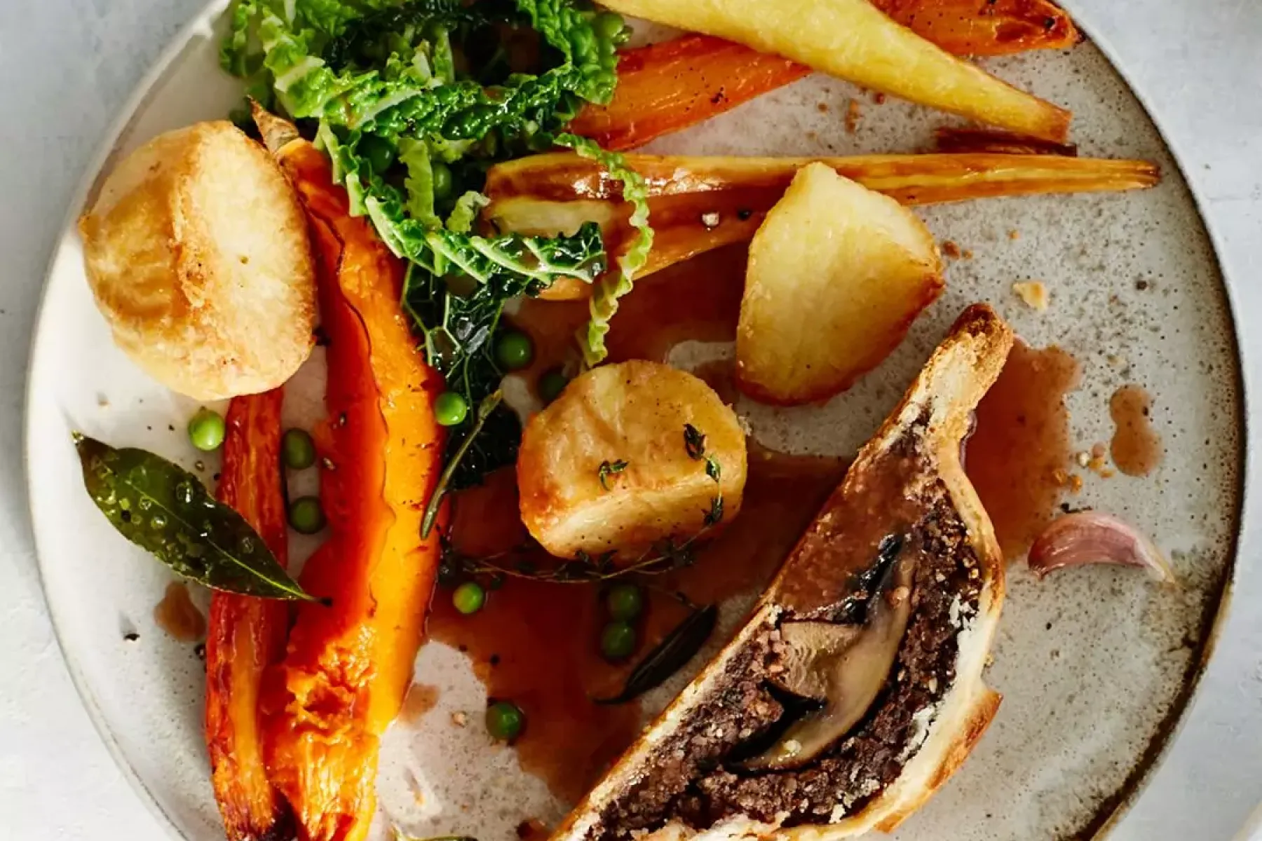 Vegan BOSH! Classic Mushroom Wellington Bosh TV