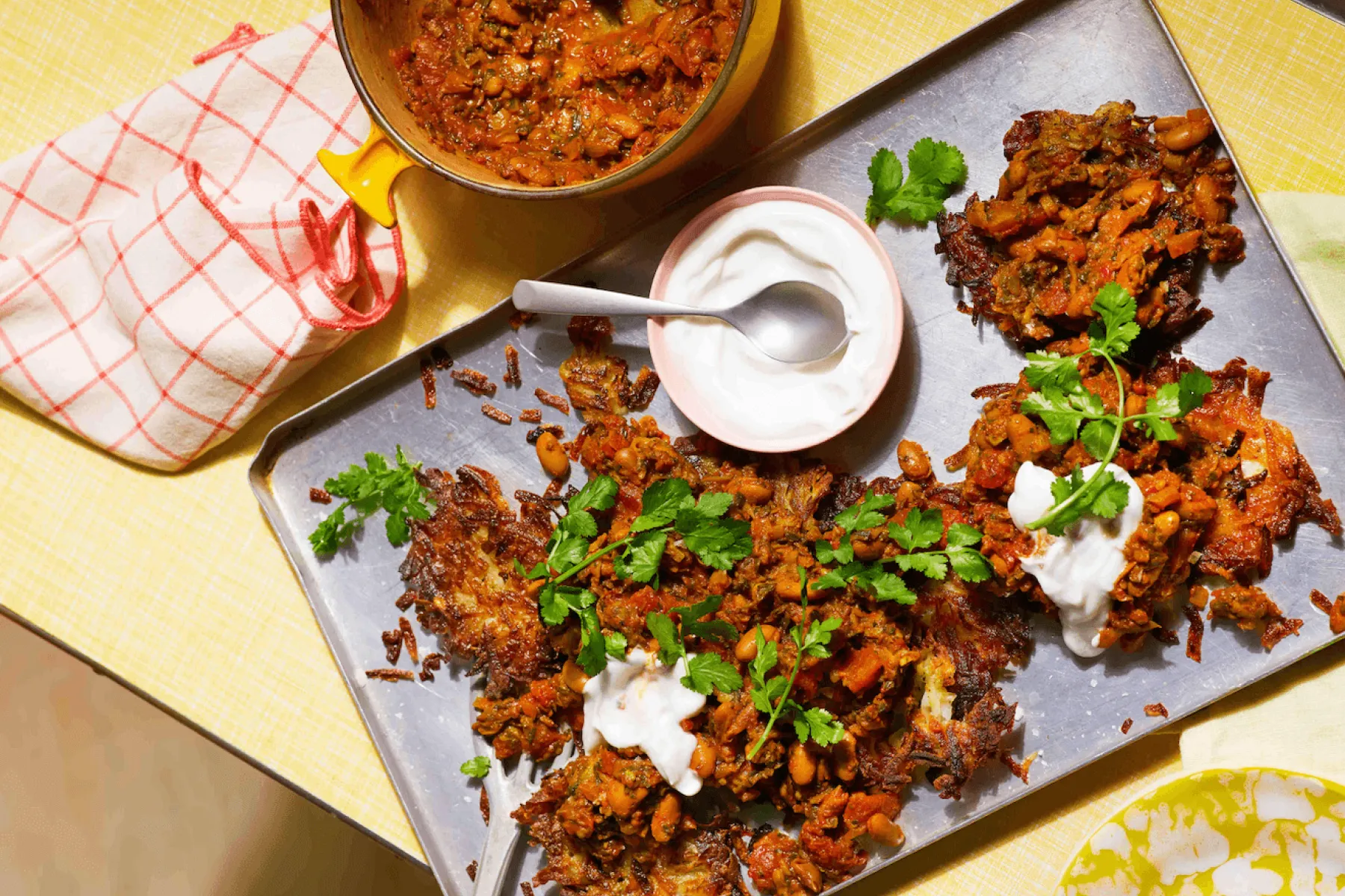 Vegan BOSH! X GRUBBY Cowboy Chilli Trash Browns BOSHTV