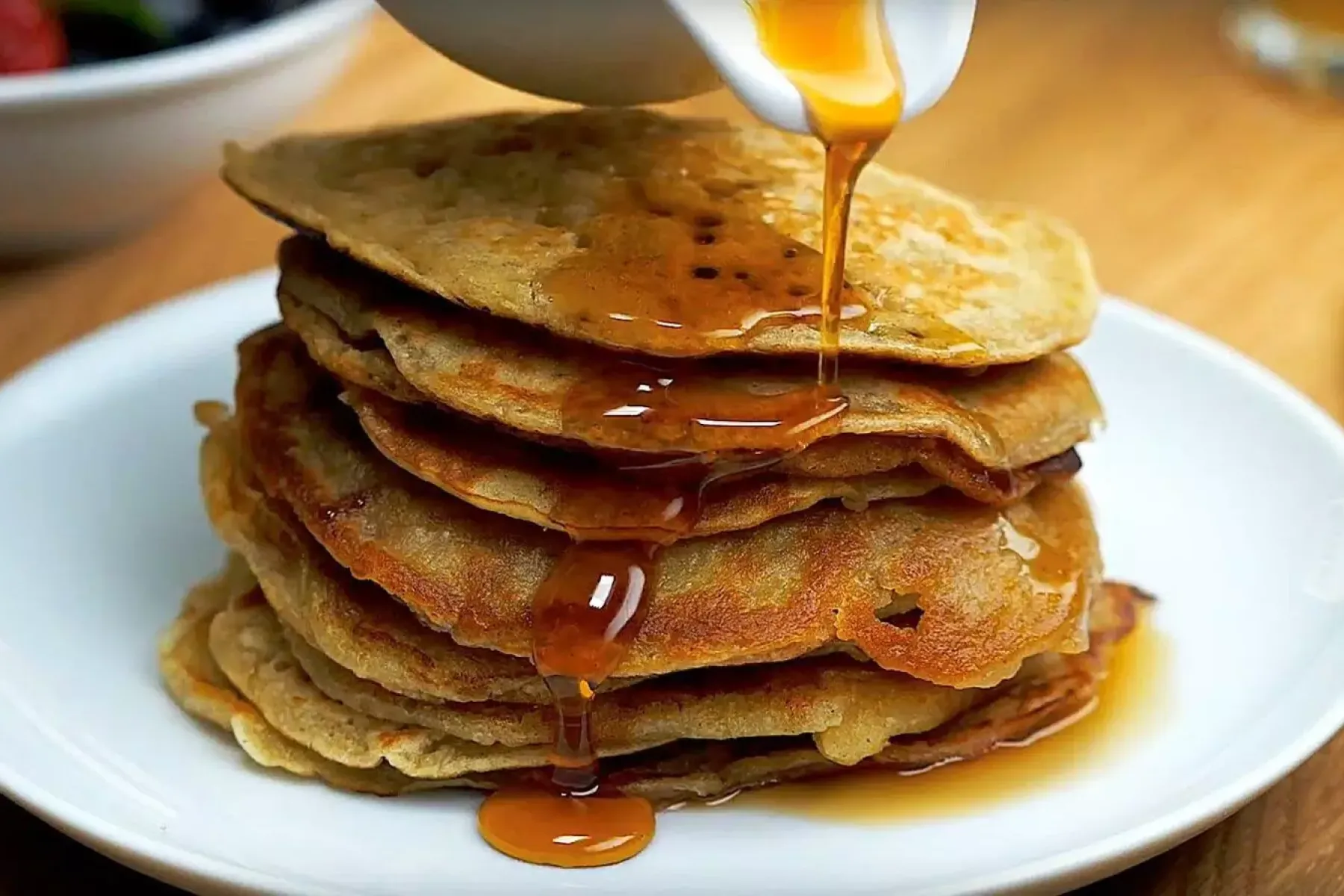Vegan Banana Custard Pancakes Bosh TV