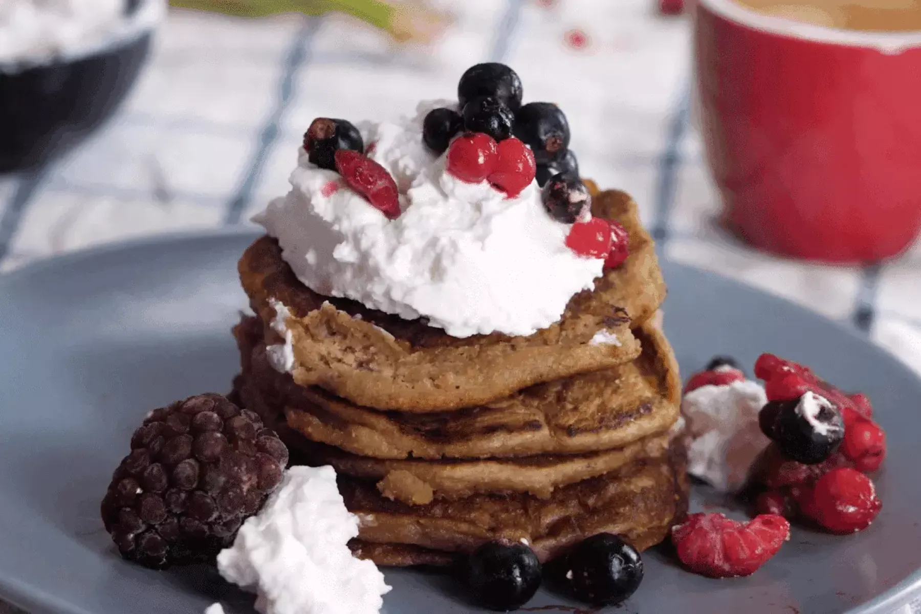 Vegan Banana Oat Pancake Bosh TV