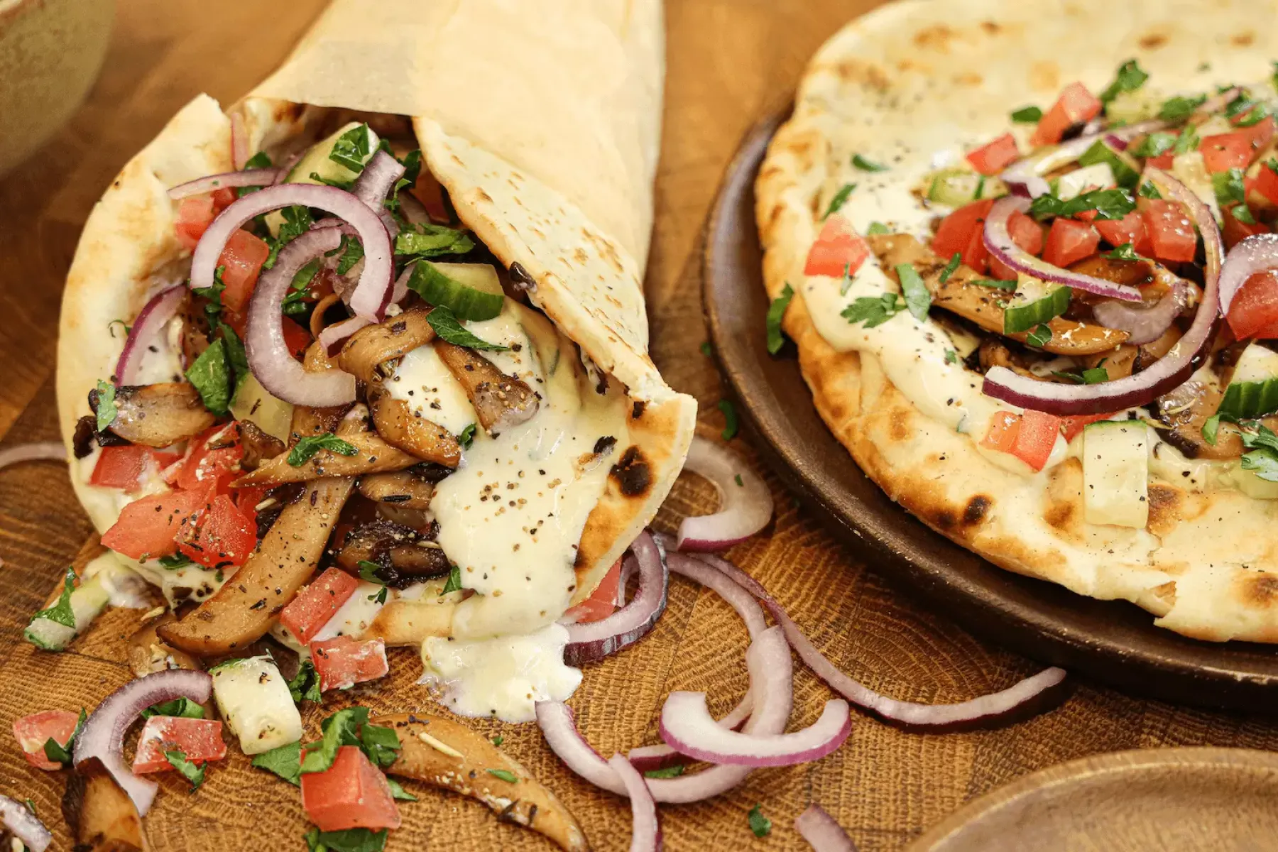 Vegan Bangin' Gyros Wraps Bosh TV