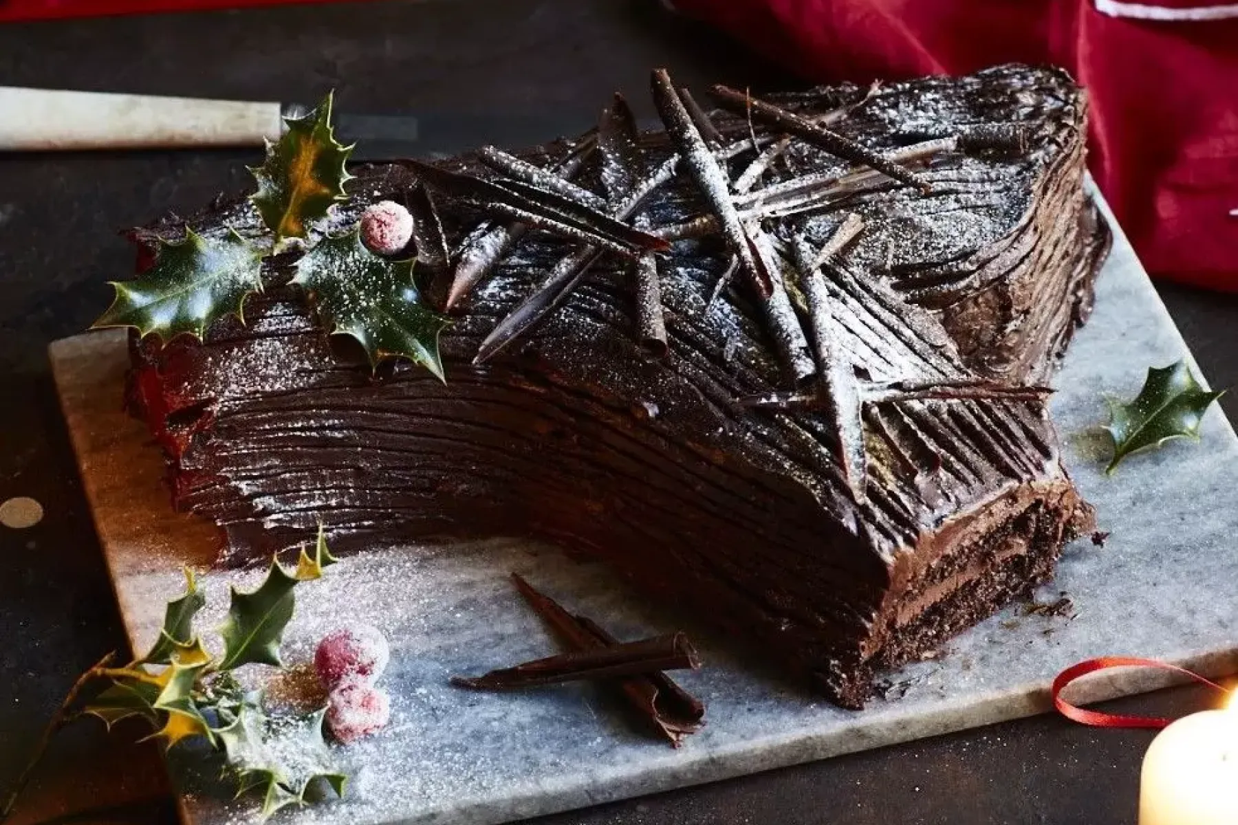 Vegan Big Bosh Yule Log Bosh TV