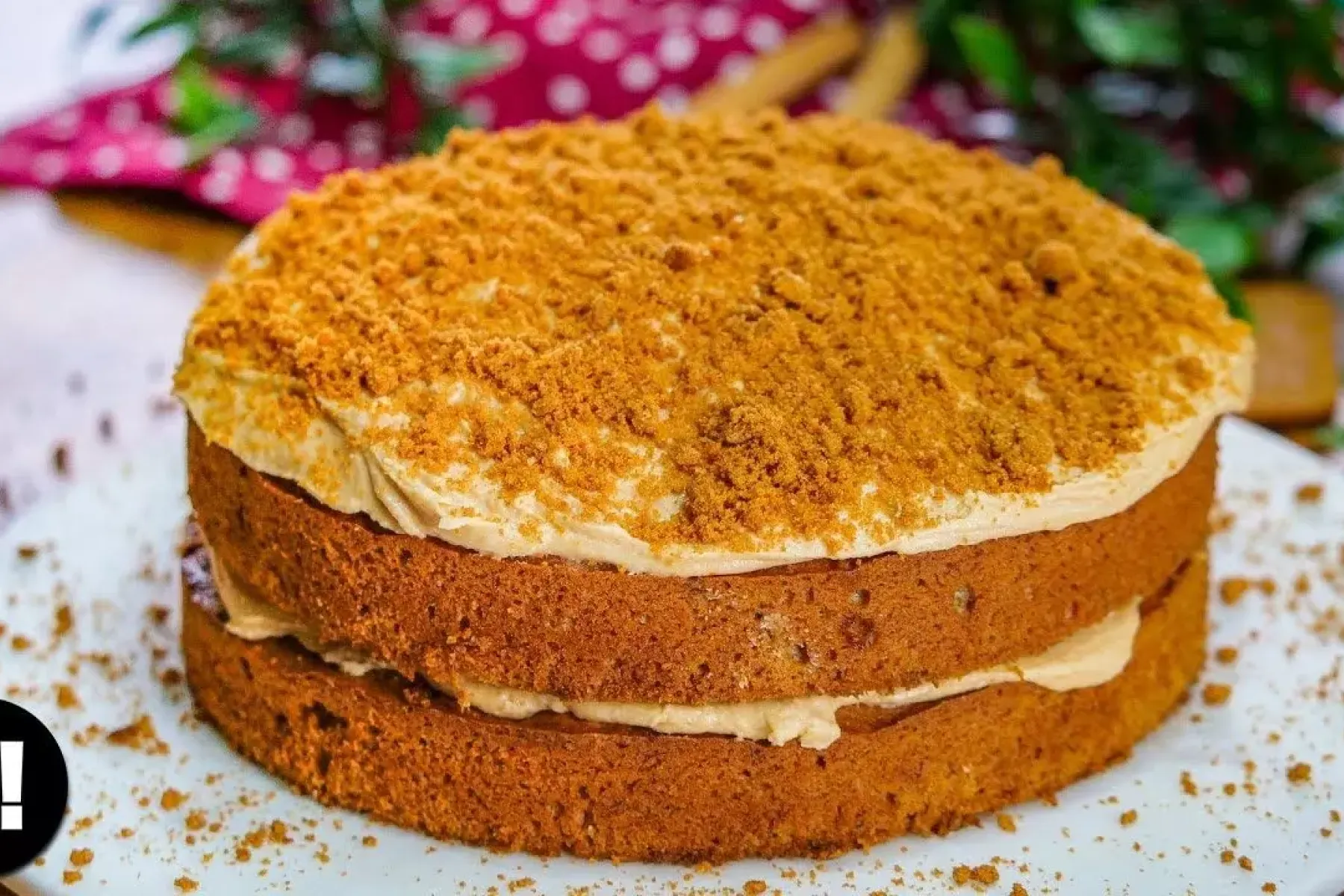 Vegan Biscoff Coffee Cake Bosh TV