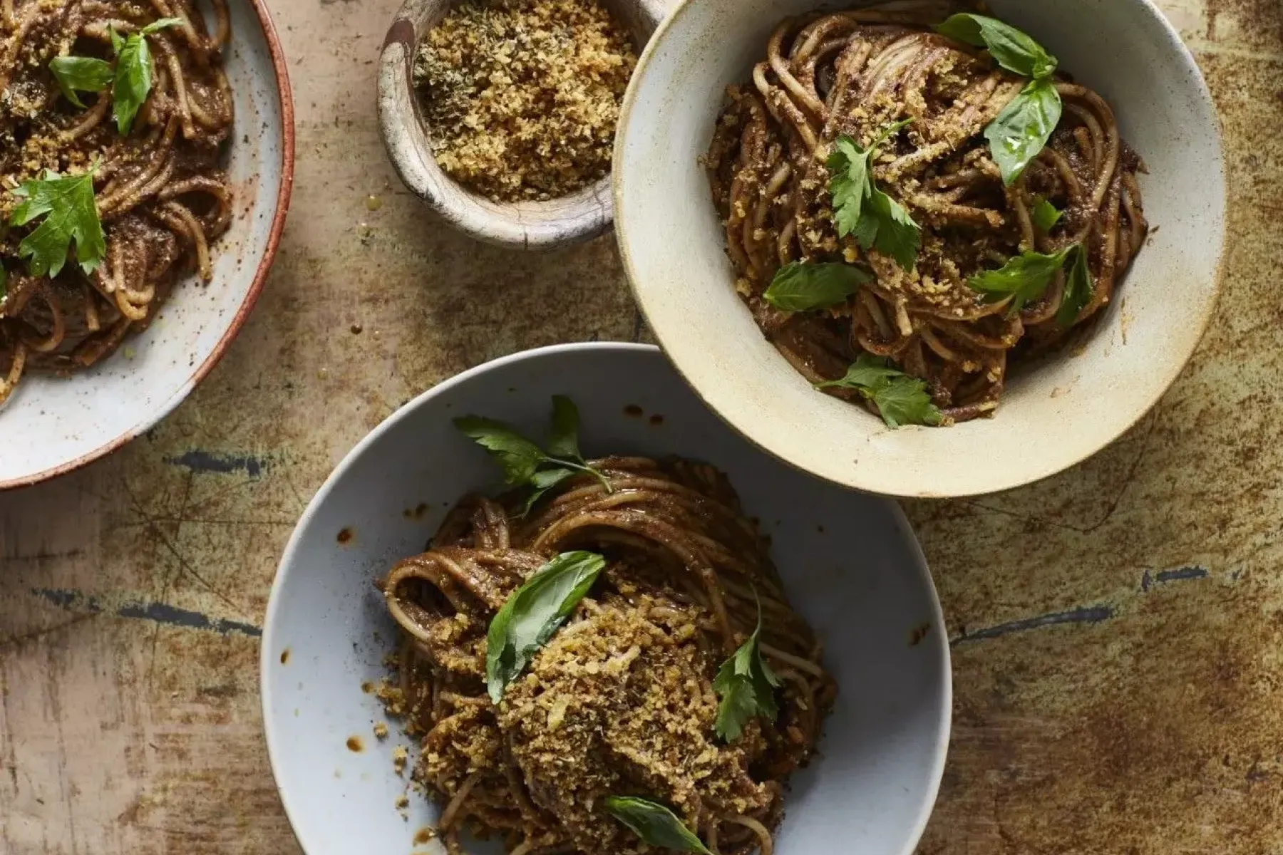 Vegan Black Olive Pesto Pasta Bosh TV