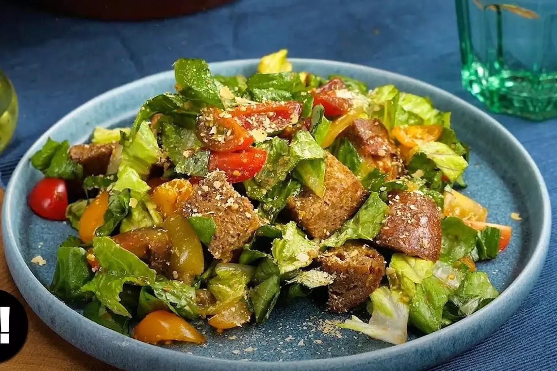 Vegan Bruschetta Salad Bosh TV