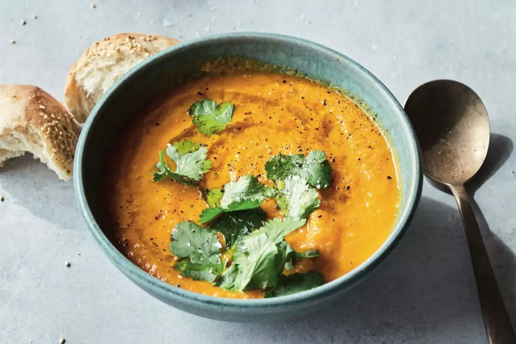 Vegan Carrot & Coriander Soup Bosh TV