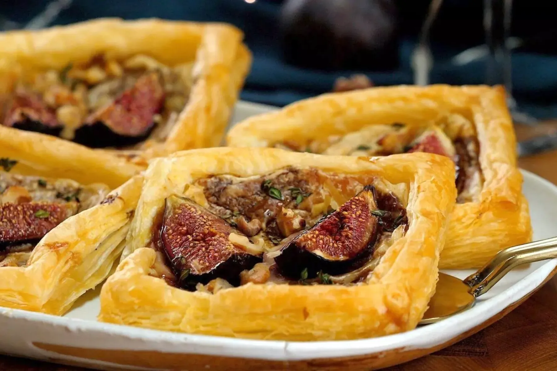 Vegan Cheesy Fig Pastries Bosh TV